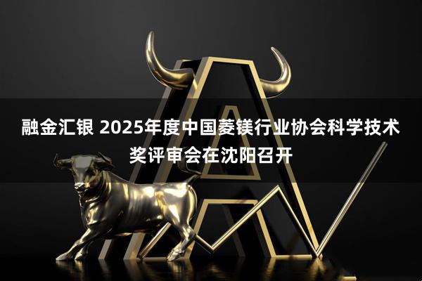 融金汇银 2025年度中国菱镁行业协会科学技术奖评审会在沈阳召开
