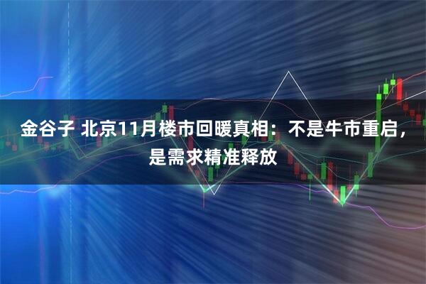 金谷子 北京11月楼市回暖真相:不是牛市重启,是需求精准释放